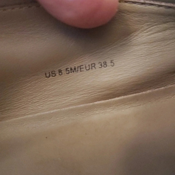 VINCE Perforated Blair Sneaker Slip on, Taupe Elastic Stretch Sides for Comfort - Picture 9 of 11